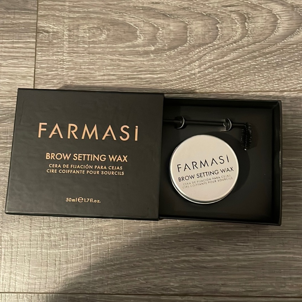 Eyebrow setting wax
